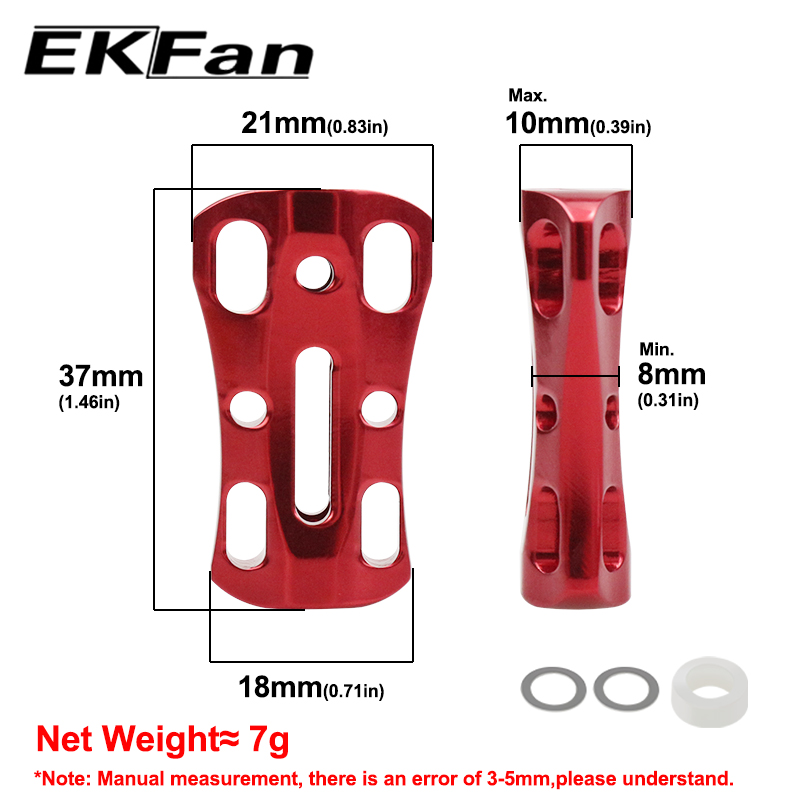 EKFan 1pc Aluminum Alloy Hollo - Reel Handle recension och pris