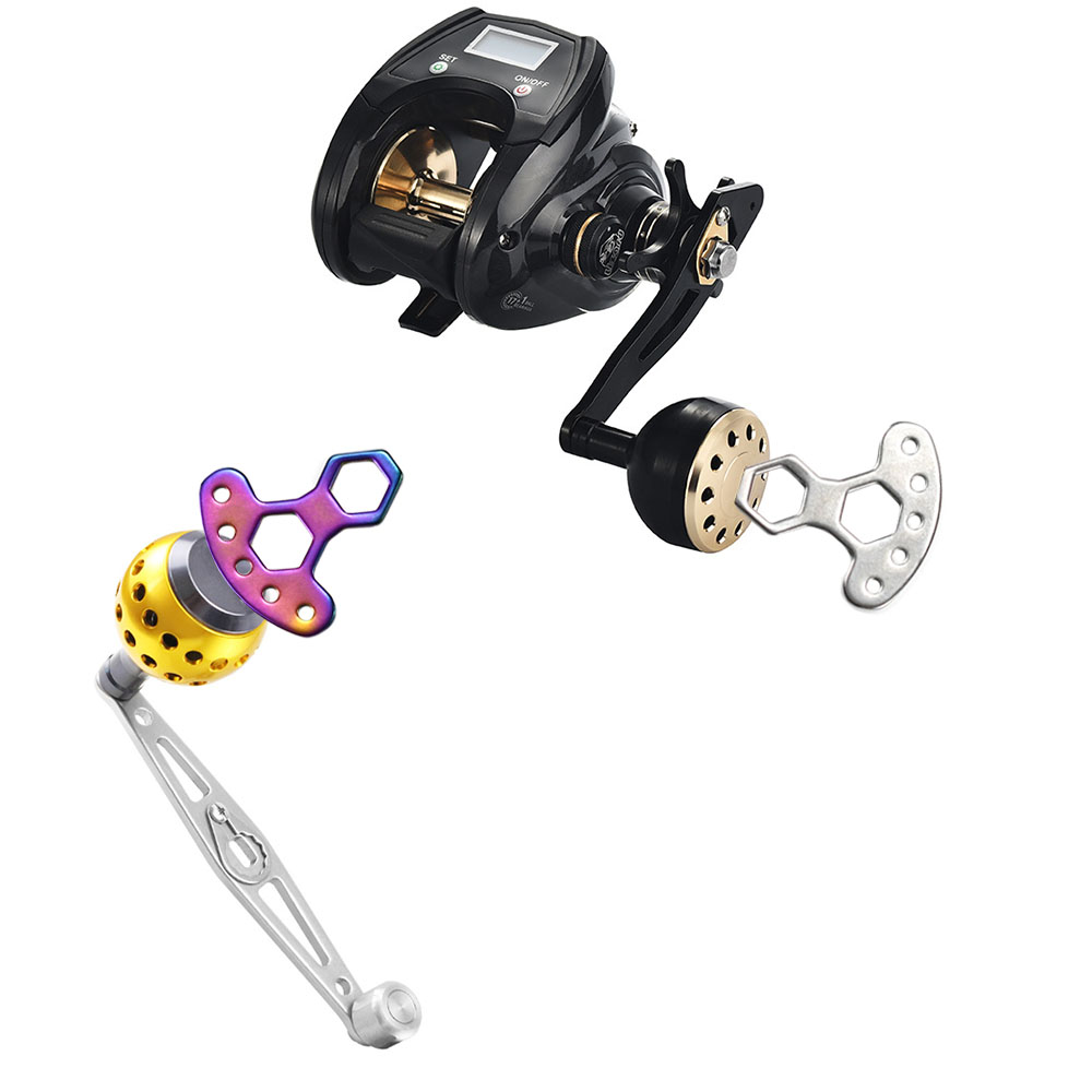 MNFT 1Pcs Stainless Steel Fish - Reel Handle recension och pris
