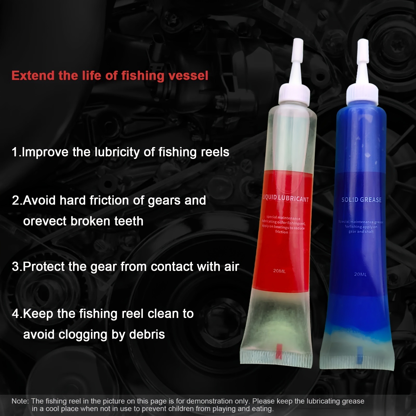 4pcs Fishing Wheel Maintenance - Reel Lubricant recension och pris